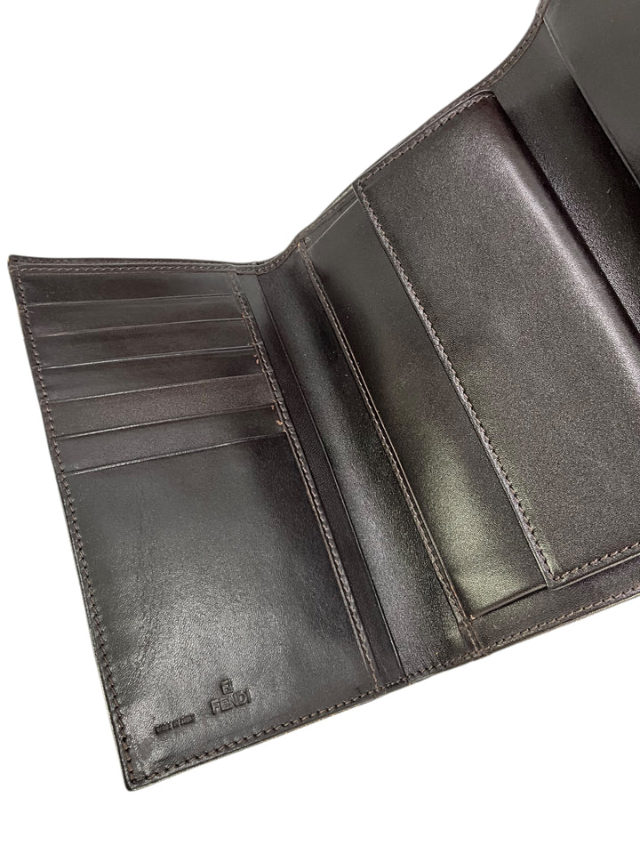 Fendi Vintage Zucca Canvas Snap Wallet - Consigned Designs display picture 1
