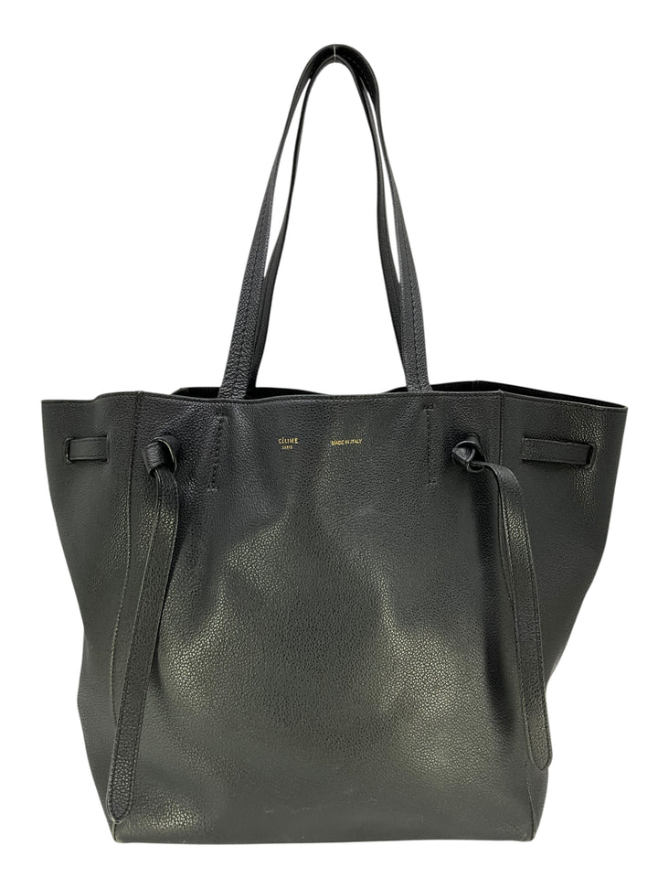 CELINE Phantom Tie Cabas Leather Tote - Consigned Designs