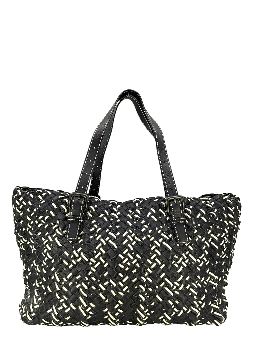 Bottega Veneta Intrecciato Wide Tote Bag Bottega Veneta Large 