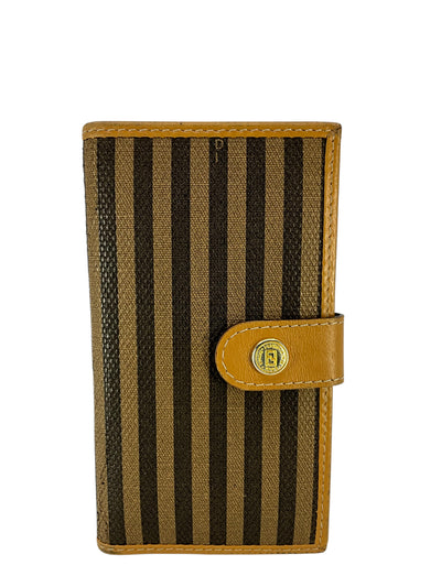 Fendi Vintage Pequin Striped Card Holder-Consigned Designs