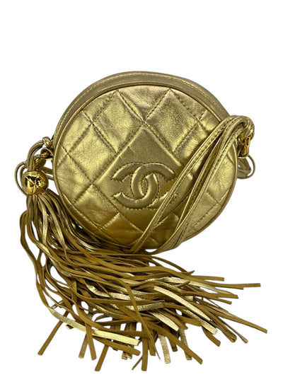 Chanel Vintage Round CC Tassel Mini Crossbody Bag-Consigned Designs