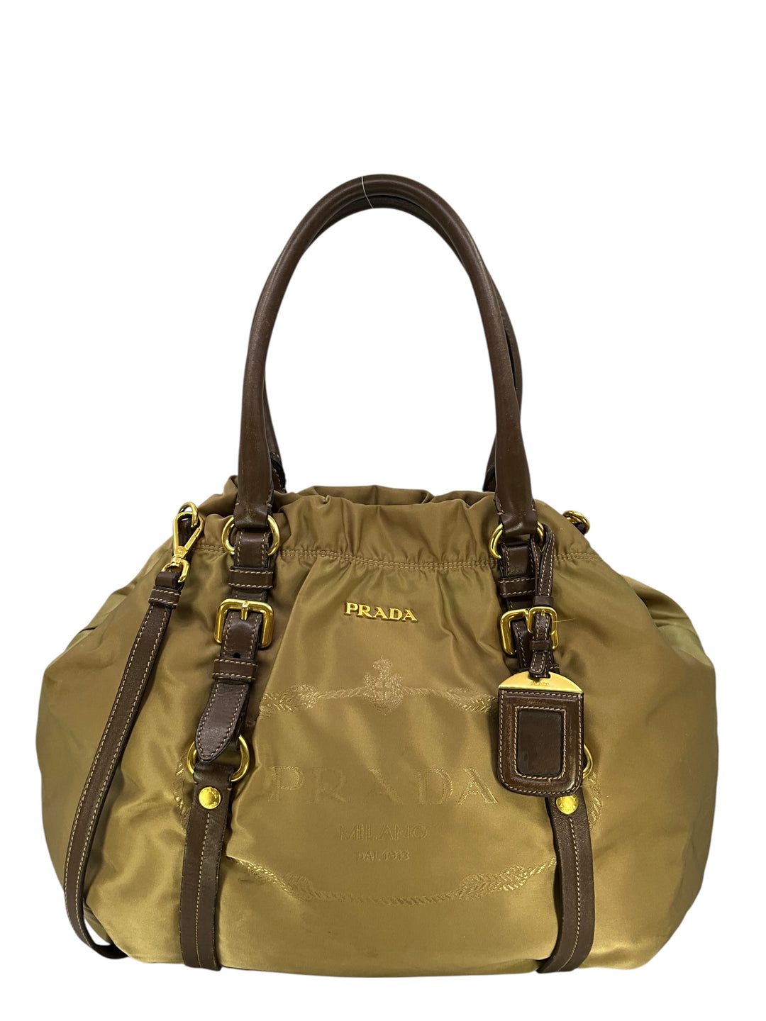 Prada Tessuto Nylon Logo Hobo Bag - Consigned Designs