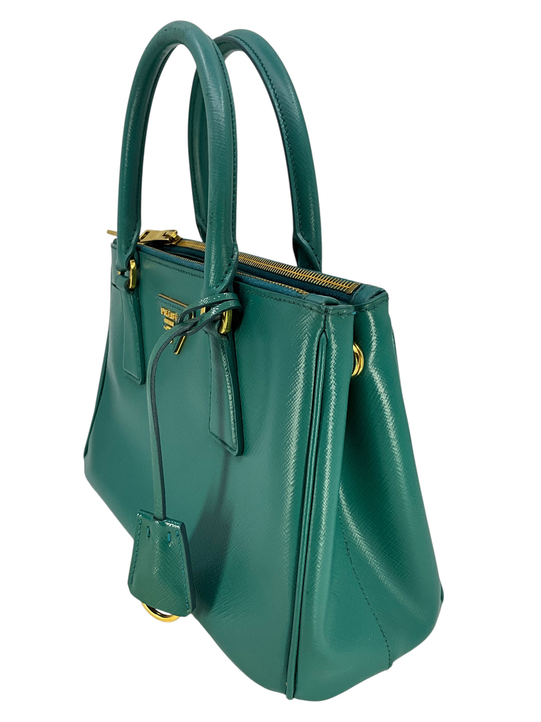 Prada Saffiano Lux Mini Galleria Double-Zip Tote Bag - Consigned