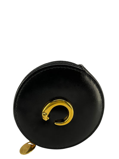 Cartier Vintage Panthere Round Coin Pouch-Consigned Designs