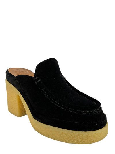 Chloe Jamie Suede Platform Clogs Size 8-Consigned Designs