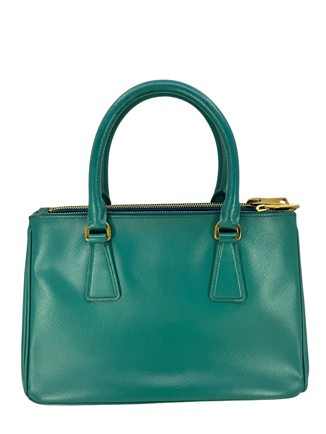 Prada Saffiano Lux Mini Galleria Double-Zip Tote Bag - Consigned