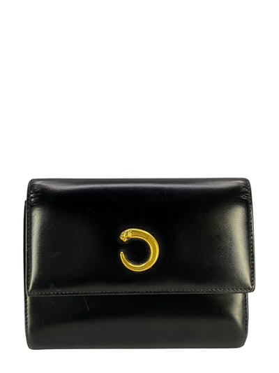 Cartier Vintage Panthere Trifold Wallet-Consigned Designs