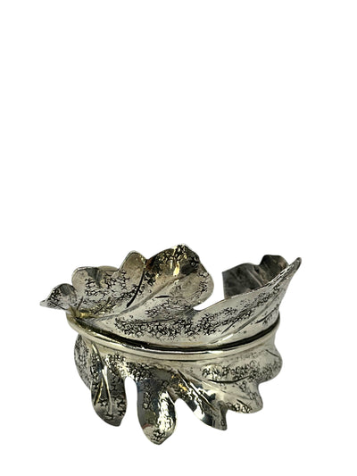 Buccellati Sterling Silver Tomato Mario Leaf Cuff Bracelet-Consigned Designs