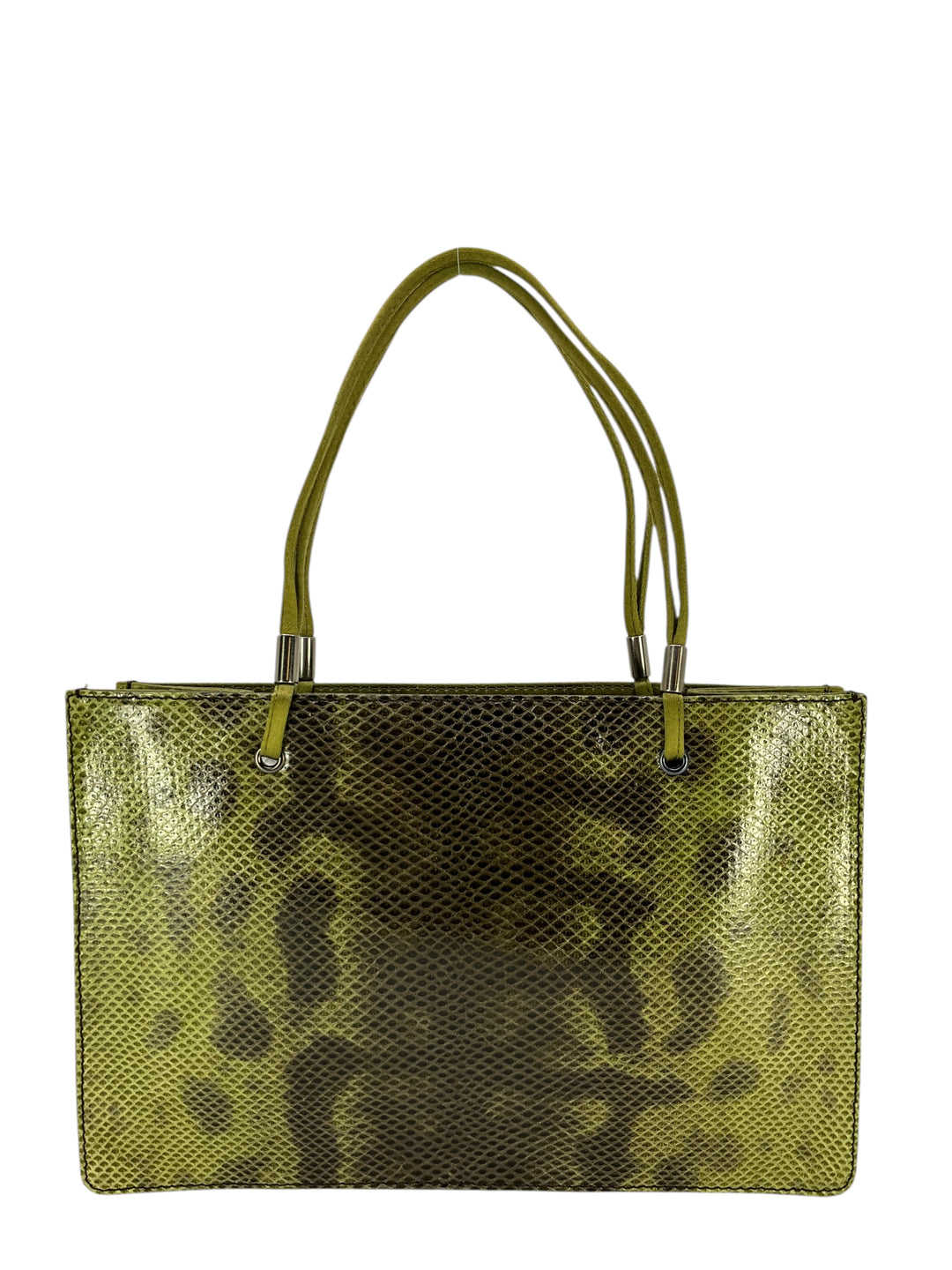 Prada Vintage Karung Snakeskin Mini Top Handle Bag - Consigned Designs