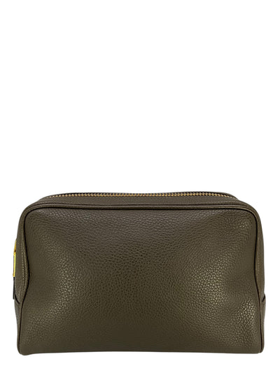 Tom Ford Leather Zip Toiletry Bag-Consigned Designs