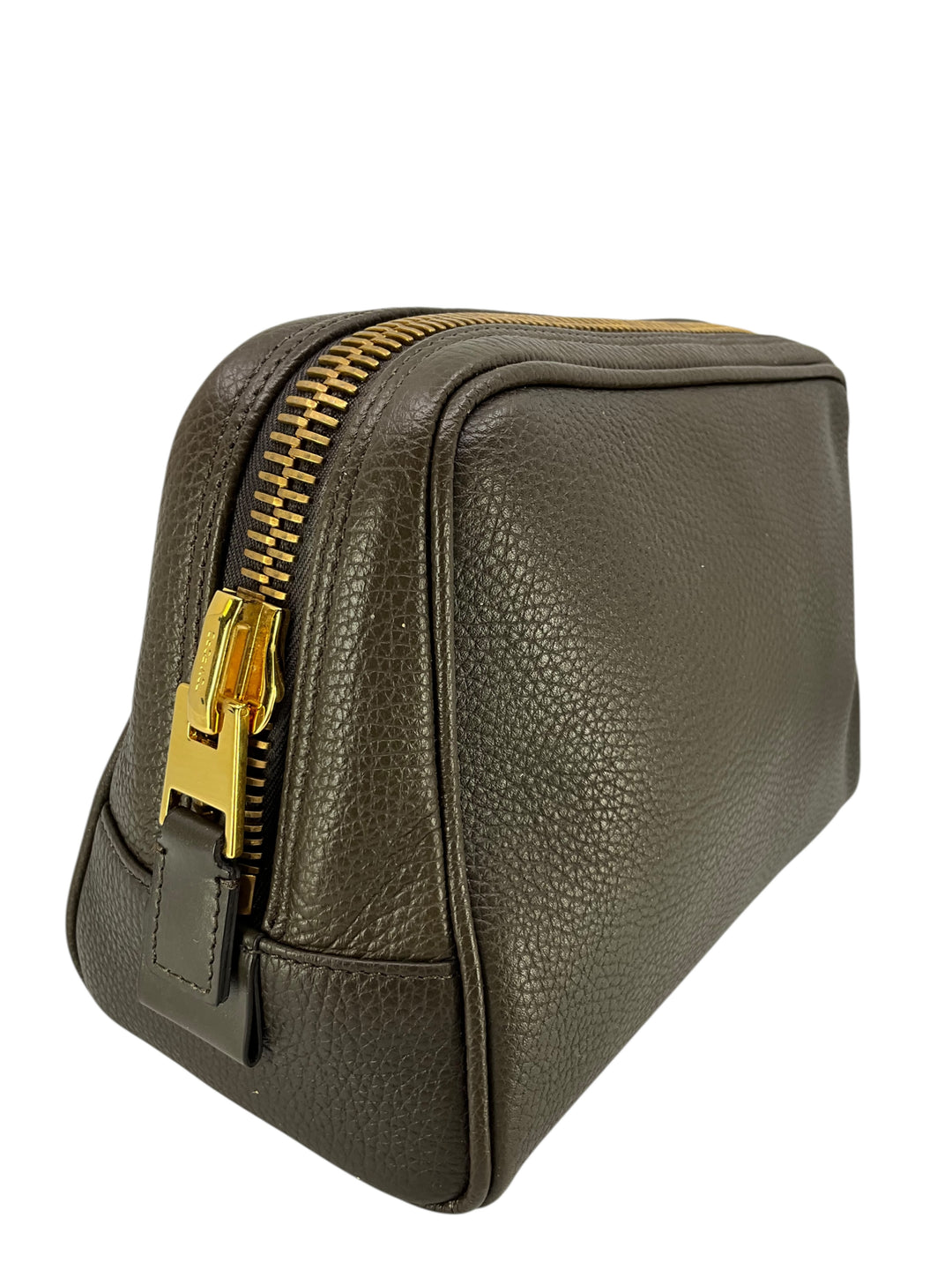 Tom Ford Leather Zip Toiletry Bag - Consigned Designs