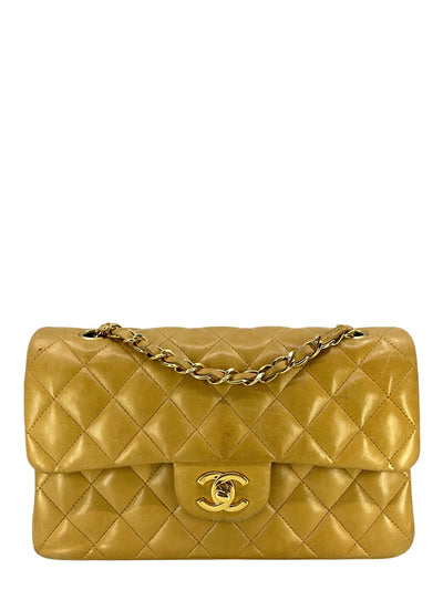 Chanel Quilted Lambskin Small Classic Double Flap Bag-Consigned Designs