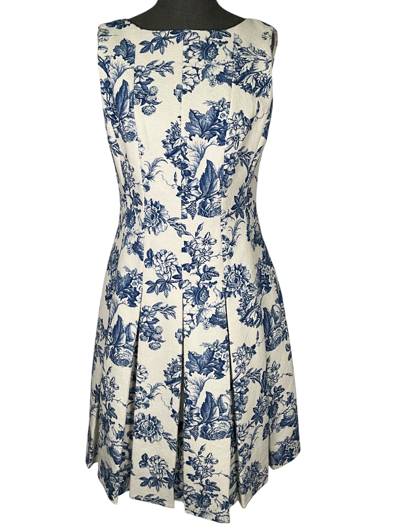 Oscar de la Renta Floral Printed Cotton Dress Size M