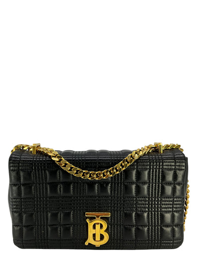 Burberry Lambskin Quilted Small Lola Bag Black-Consigned Designs