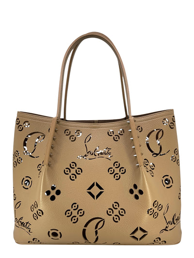 Christian Louboutin Small Cabarock Lasercut Leather Tote-Consigned Designs