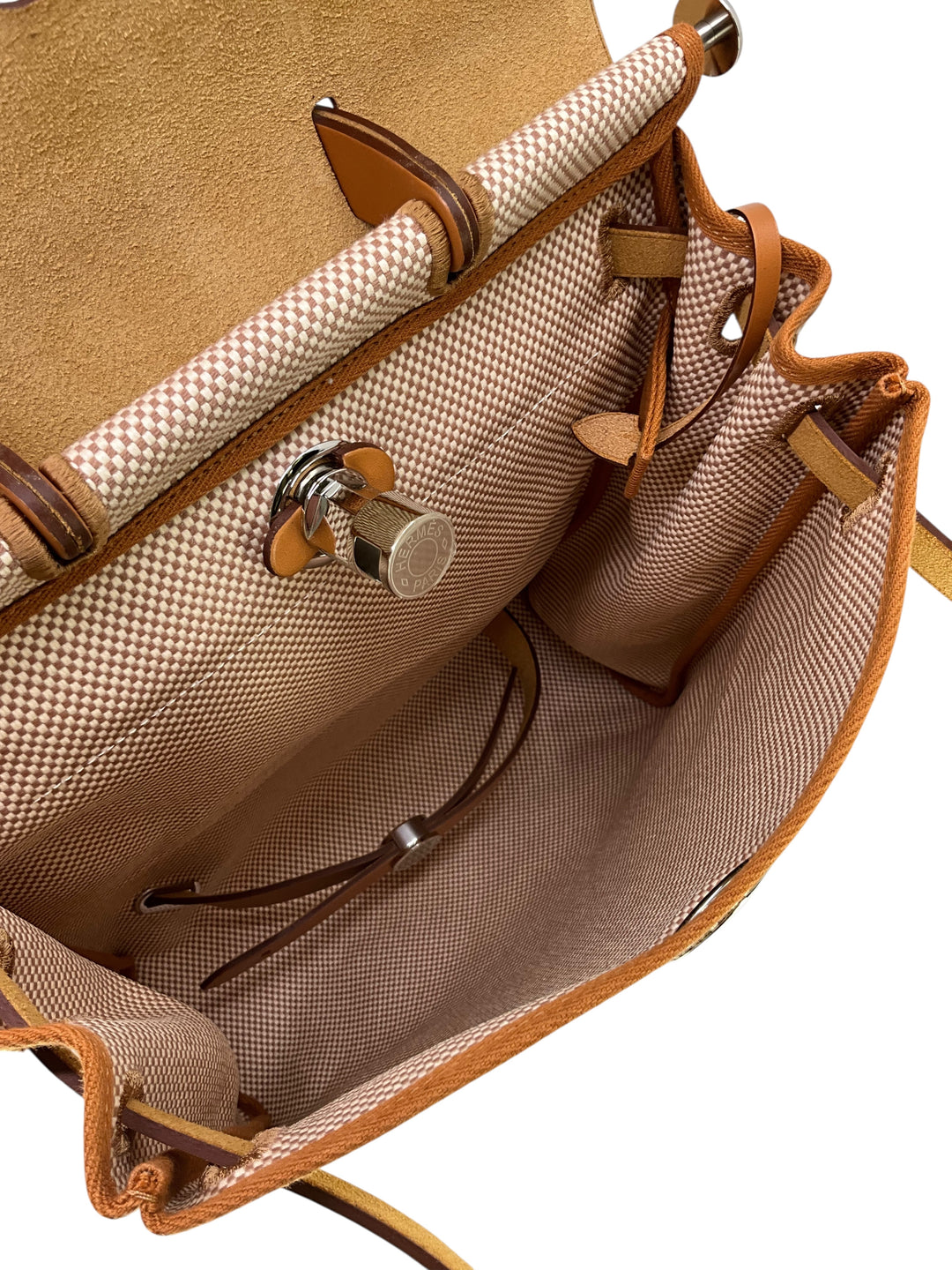 Hermes Vache Hunter Criss Viking Herbag 30 PM Backpack - Consigned