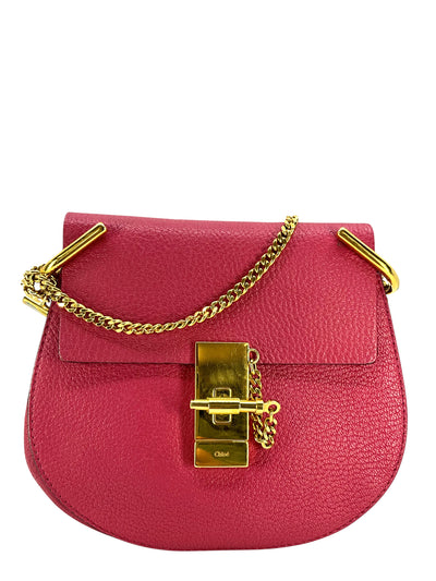 Chloe Leather Small Drew Crossbody Bag-Consigned Designs