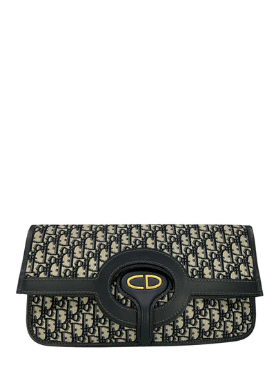 Christian Dior Oblique Fold Over Clutch-Consigned Designs