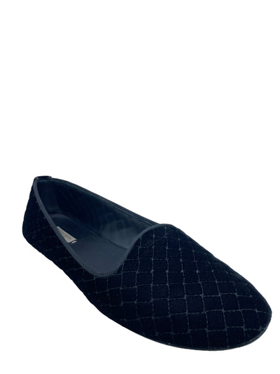 Bottega Veneta Black Velvet Smoking Slip On Loafers size 8-Consigned Designs