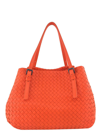 Bottega Veneta Intrecciato Medium A-Shaped Woven Tote Bag-Consigned Designs