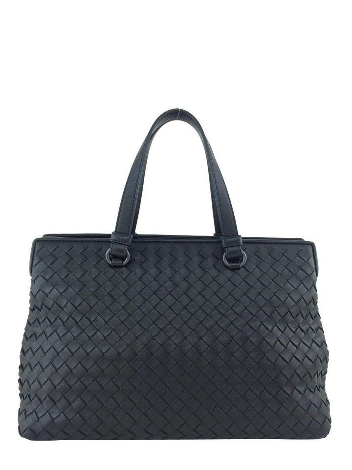 Bottega Veneta Medium Top Handle Intecciato Nappa Satchel