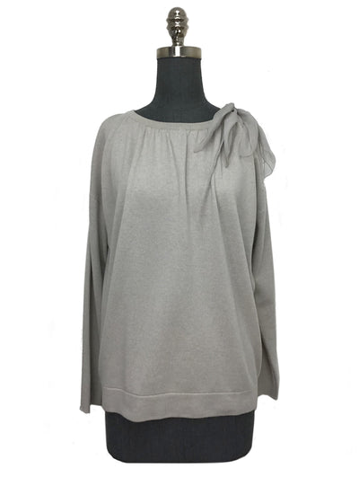 Brunello Cucinelli Cashmere Cold-Shoulder Sweater-Consigned Designs