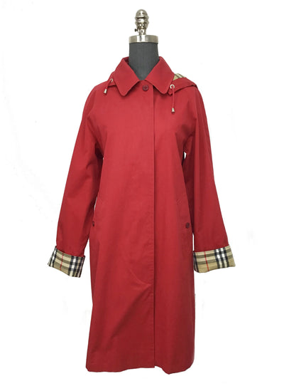 Burberry Classic Balmacaan Rain Coat Size S-Consigned Designs