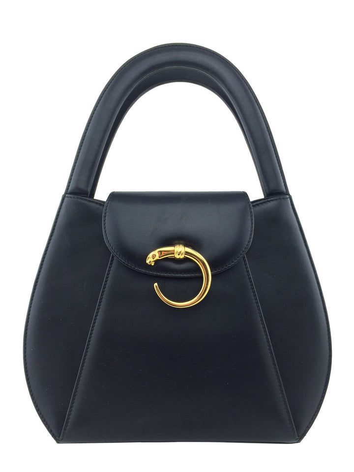 Cartier Leather Panthere Top Handle Bag - Consigned Designs
