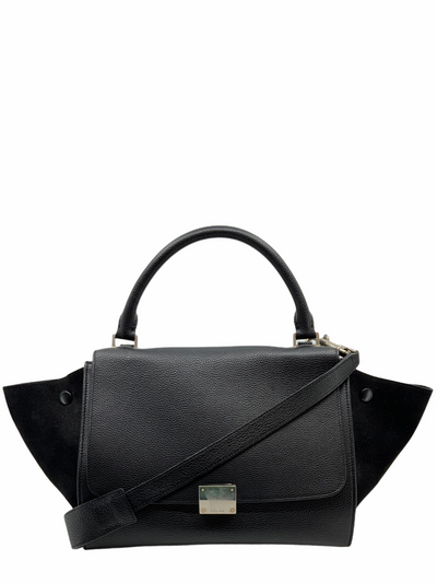 Celine Leather and Suede Mini Trapeze Bag-Consigned Designs