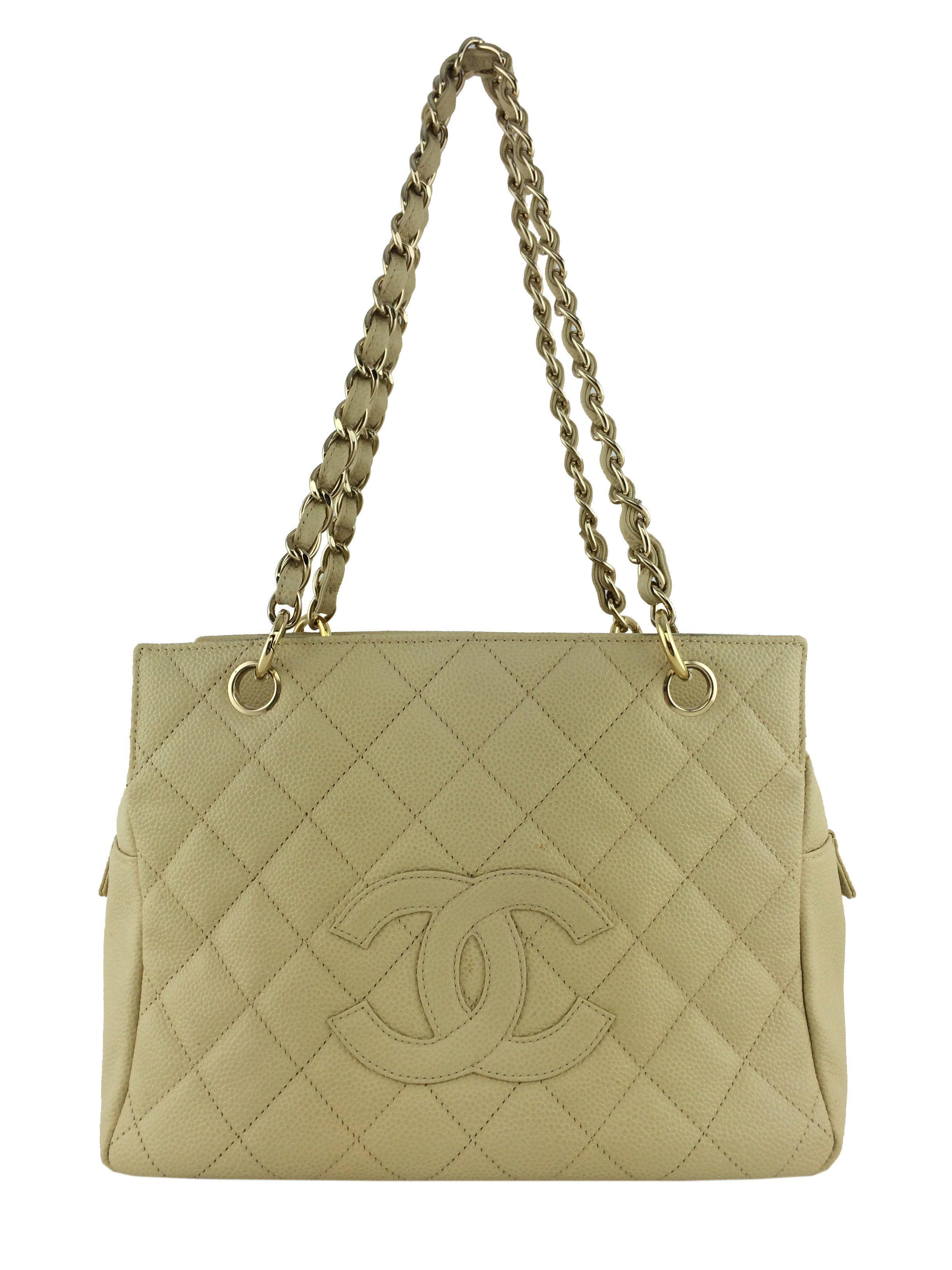 Chanel Caviar Leather Petite Timeless Tote Bag
