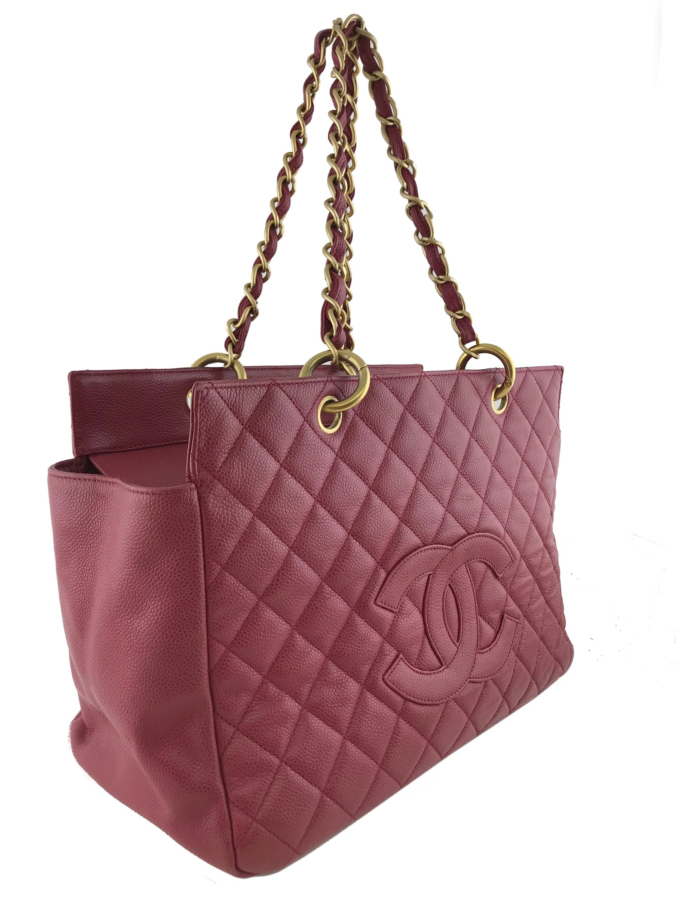 Chanel - Petite Timeless Tote Caviar Quilted CC Medium Tote / Shoulder Bag