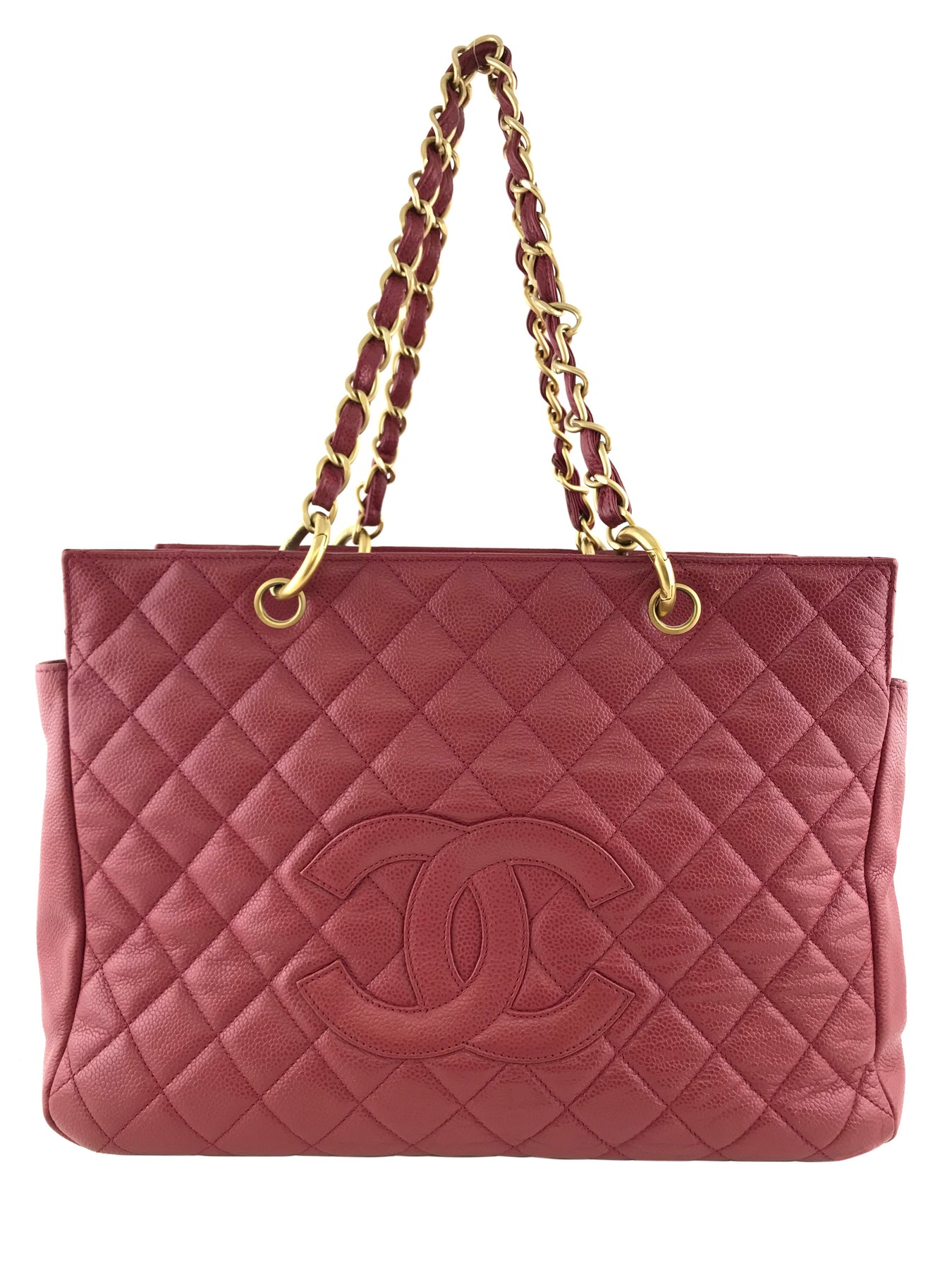 chanel quilted shopper