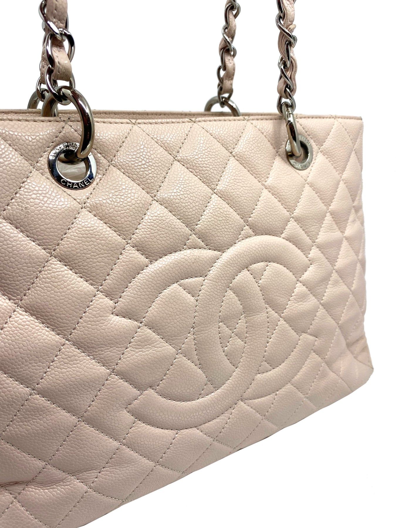 Chanel Fuchsia Pink Caviar Quilted Timeless Grand Shopping Tote GST Ba –  Boutique Patina