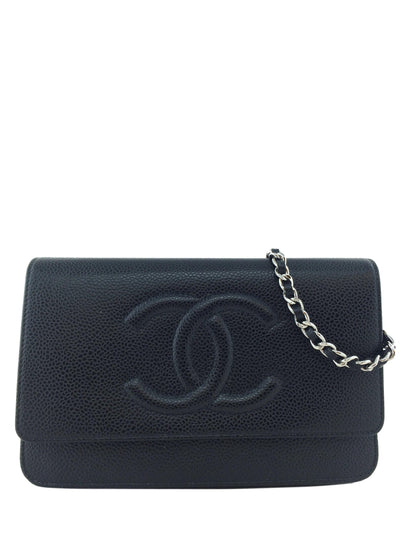 Chanel Caviar Wallet on Chain WOC Timeless Crossbody Bag-Consigned Designs