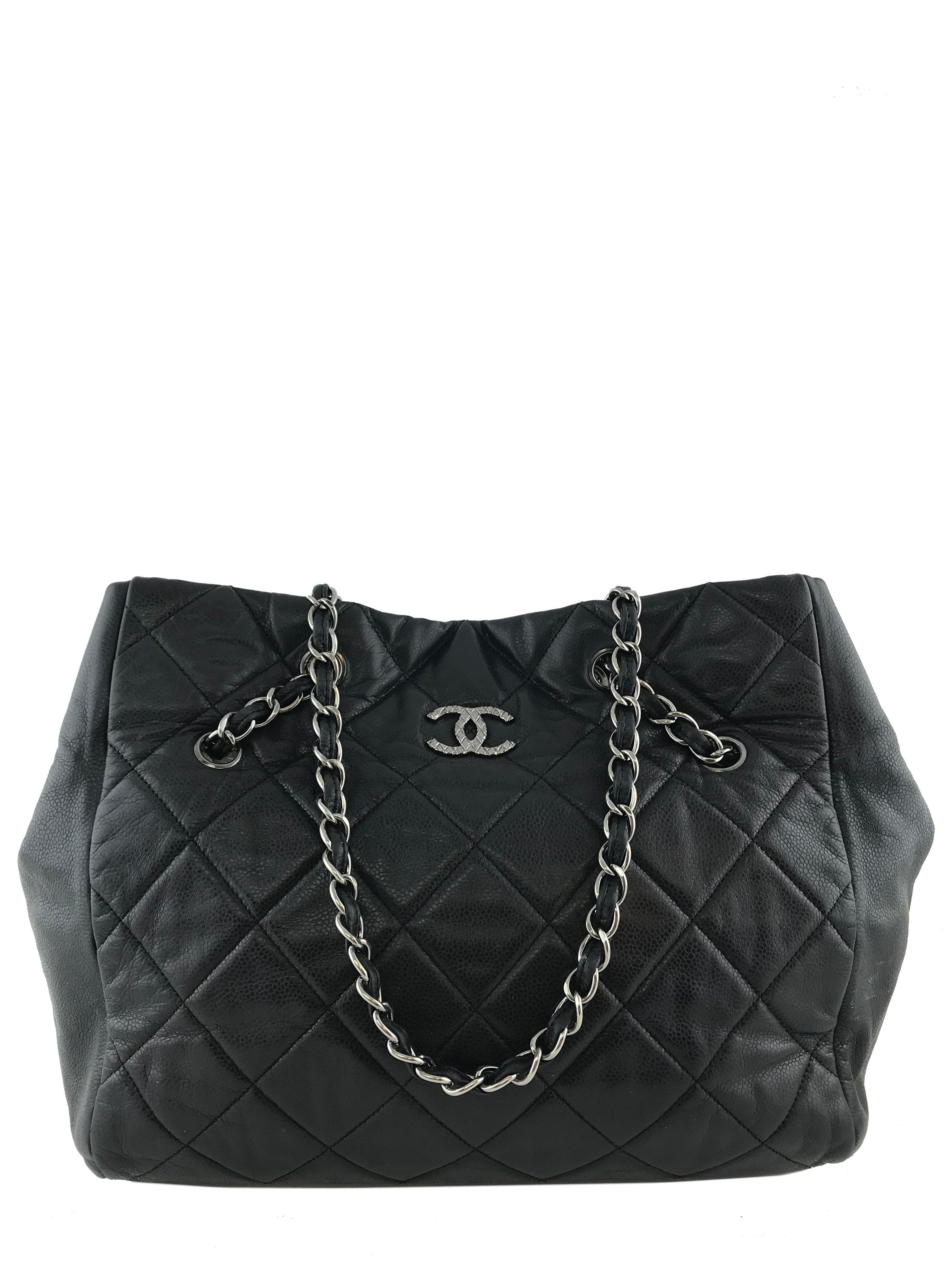 Chanel Beige Quilted Caviar Leather Large Ultimate Executive CC Tote Bag -  Yoogi's Closet
