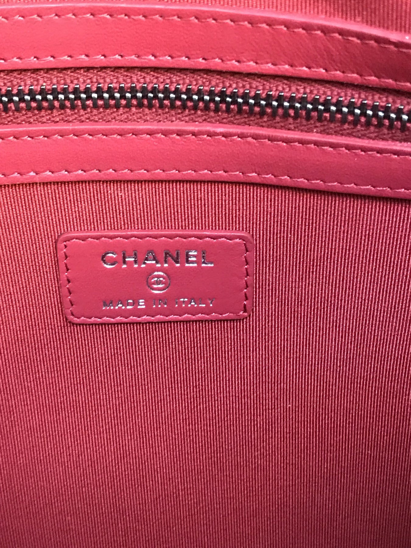 Chanel Gabrielle O Case Clutch Quilted Aged Calfskin Medium at 1stDibs