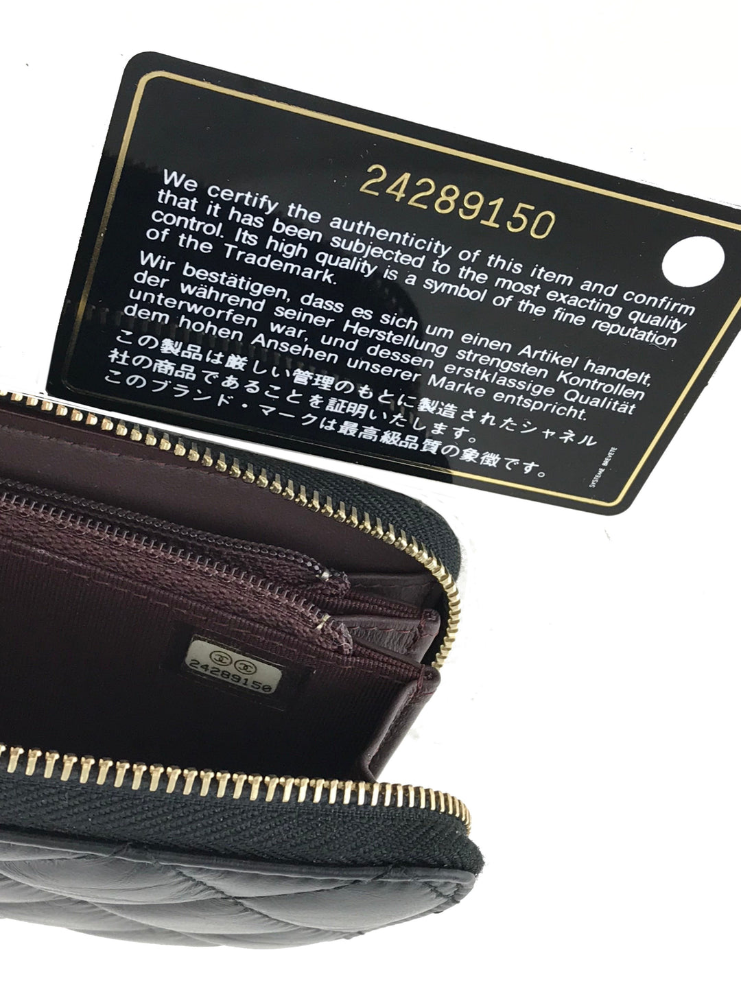 Chanel Lucky Charms Casino 2.55 Reissue Zipped Wallet Chanel Lucky Charms Casino 2.55 Reissue Zipped Wallet