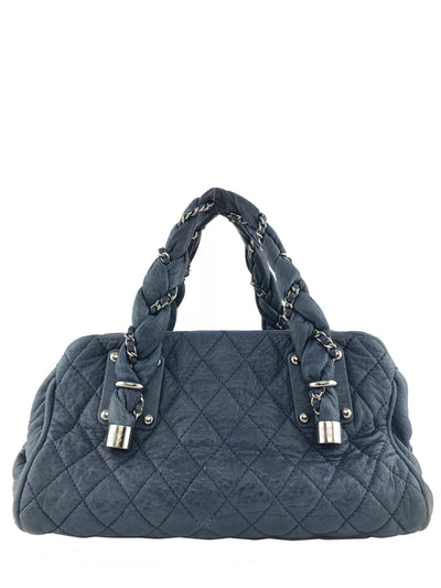 Chanel Quilted Lambskin Lady Braid Satchel Bag-Consigned Designs