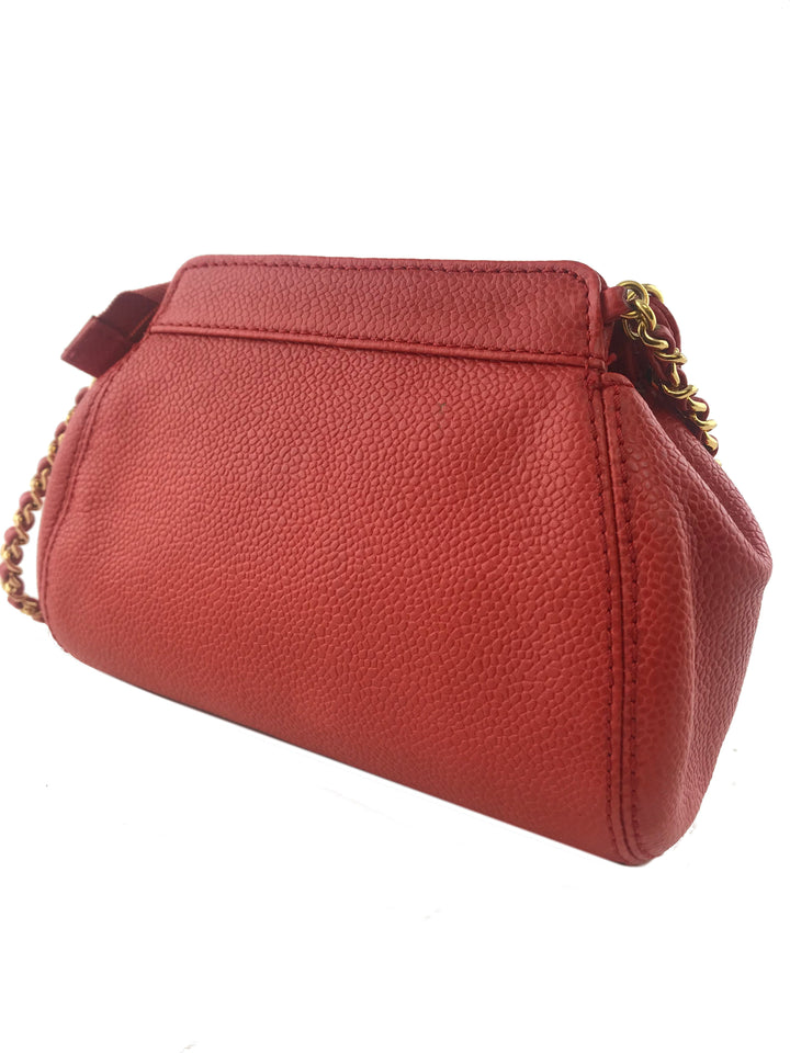 ショルダーバッグ・ポシェット × ヴィンテージ(中古) Chanel Caviar Double Chain Crossbody Bag AS3757 Chanel Caviar Double Chain Crossbody Bag AS3757 (CHANEL