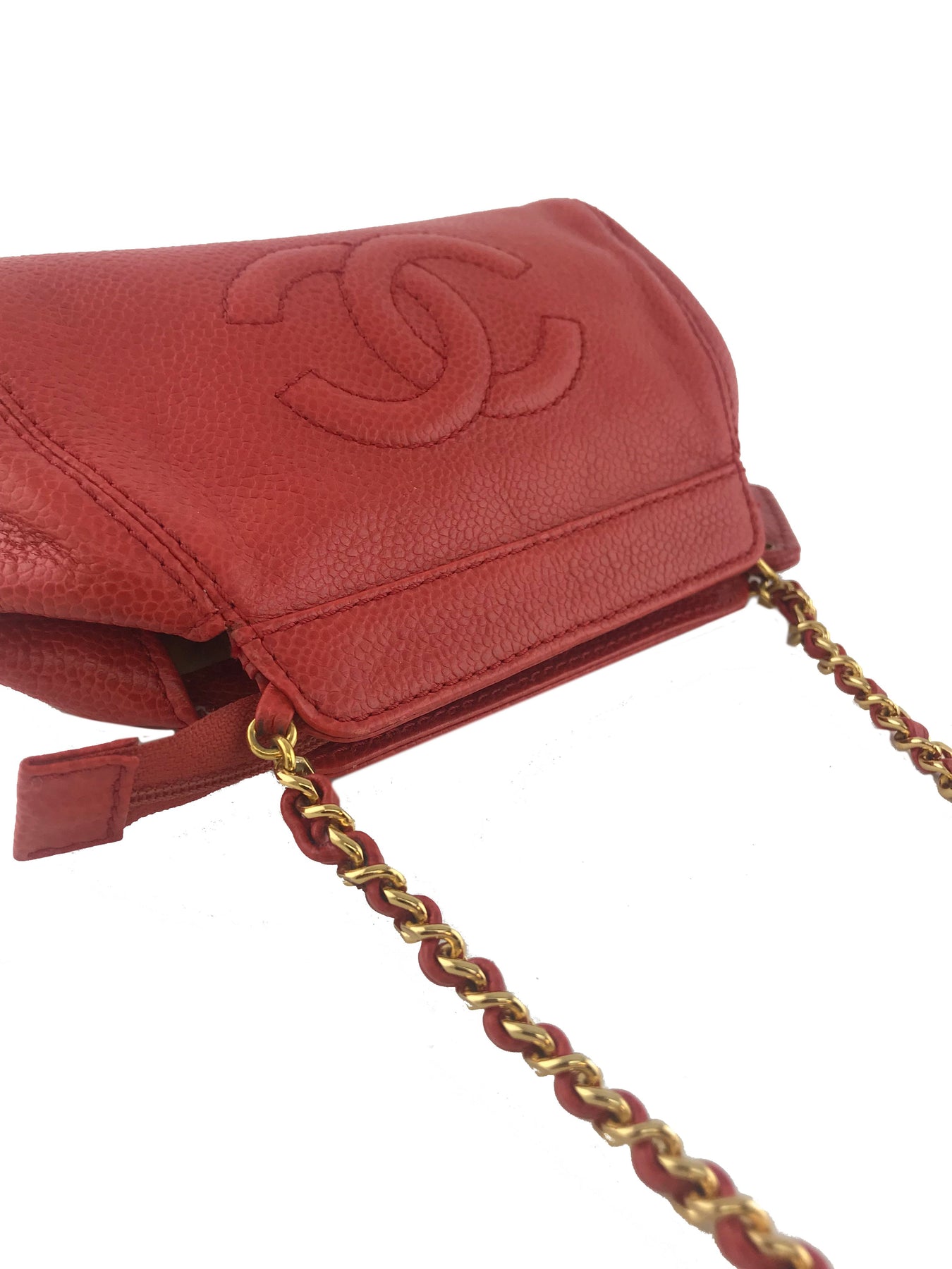 Chanel Vintage Caviar Leather Mini Crossbody Bag Consigned Designs