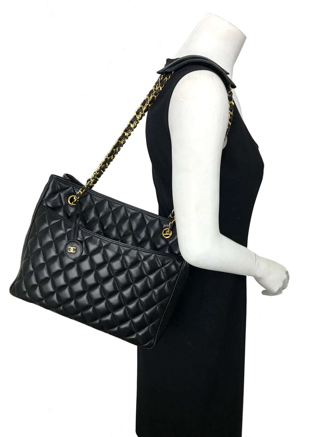 Chanel Vintage Lambskin Quilted Shoulder Bag Consigned Designs