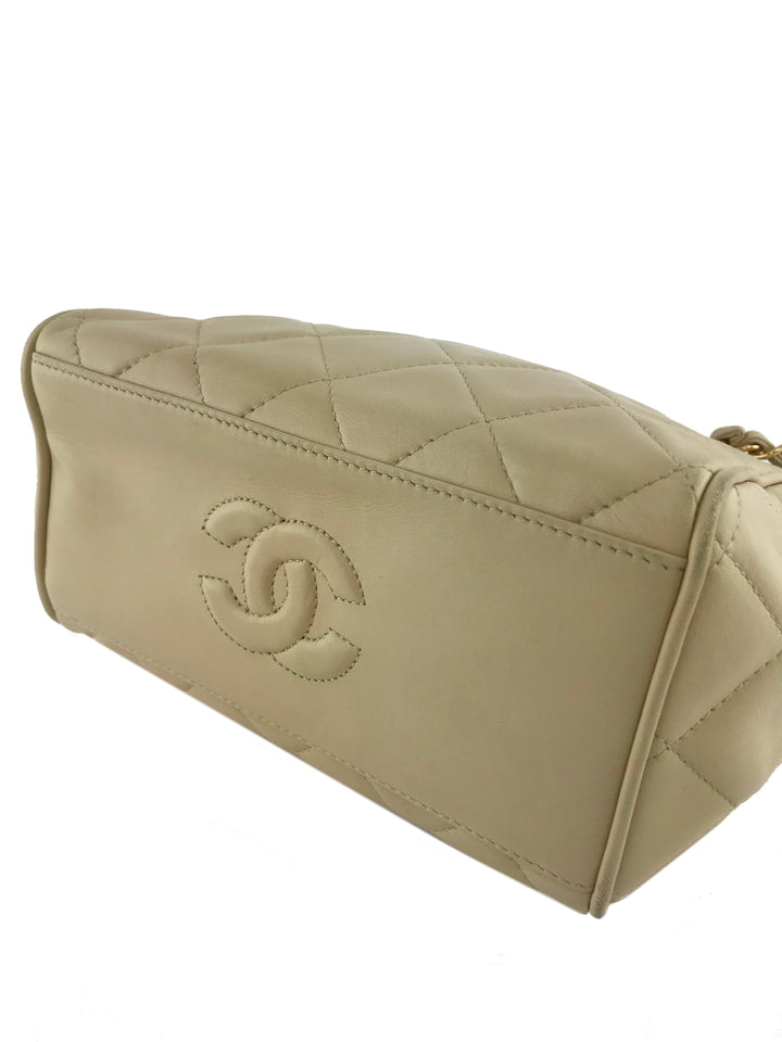 Chanel Vintage Lambskin Quilted Shoulder Bag - Consigned Designs