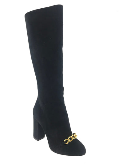 Charlotte Olympia Barbara Suede Knee High Boot Size 7.5-Consigned Designs