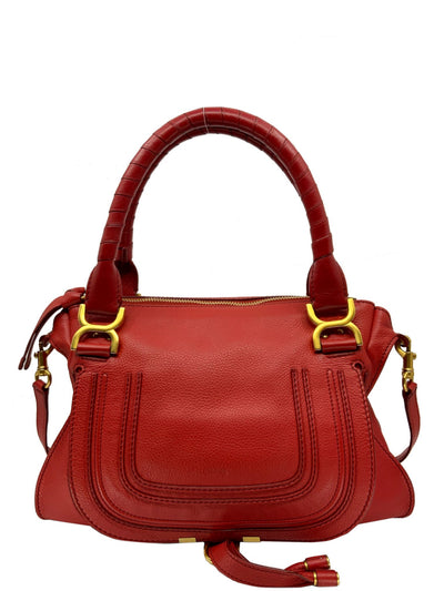 Chloe Calfskin Medium Marcie Satchel Bag-Consigned Designs