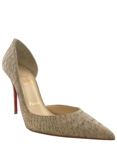 Christian Louboutin Iriza 100 Liege Embosse Pumps Size 6 NEW-Consigned Designs