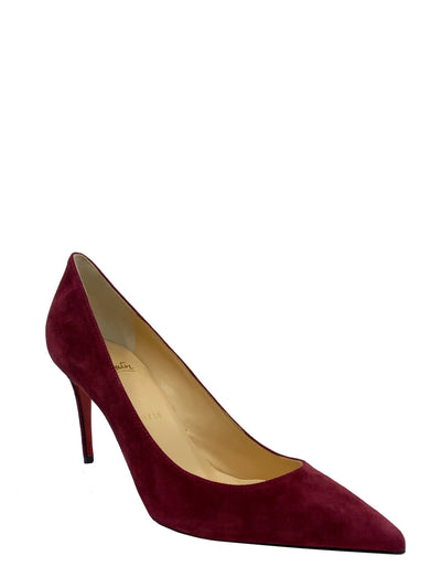 Christian Louboutin Suede Point-Toe Pump Size 7.5-Consigned Designs