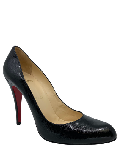 Christian Louboutin Textured Leather Simple Pumps Size 11 NEW-Consigned Designs