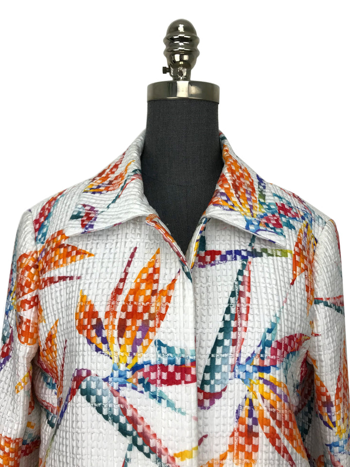 Fendi Birds of Paradise Printed Jacket Size L - Consigned