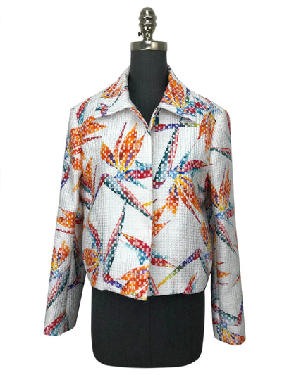 Fendi Birds of Paradise Printed Jacket Size L-Consigned Designs