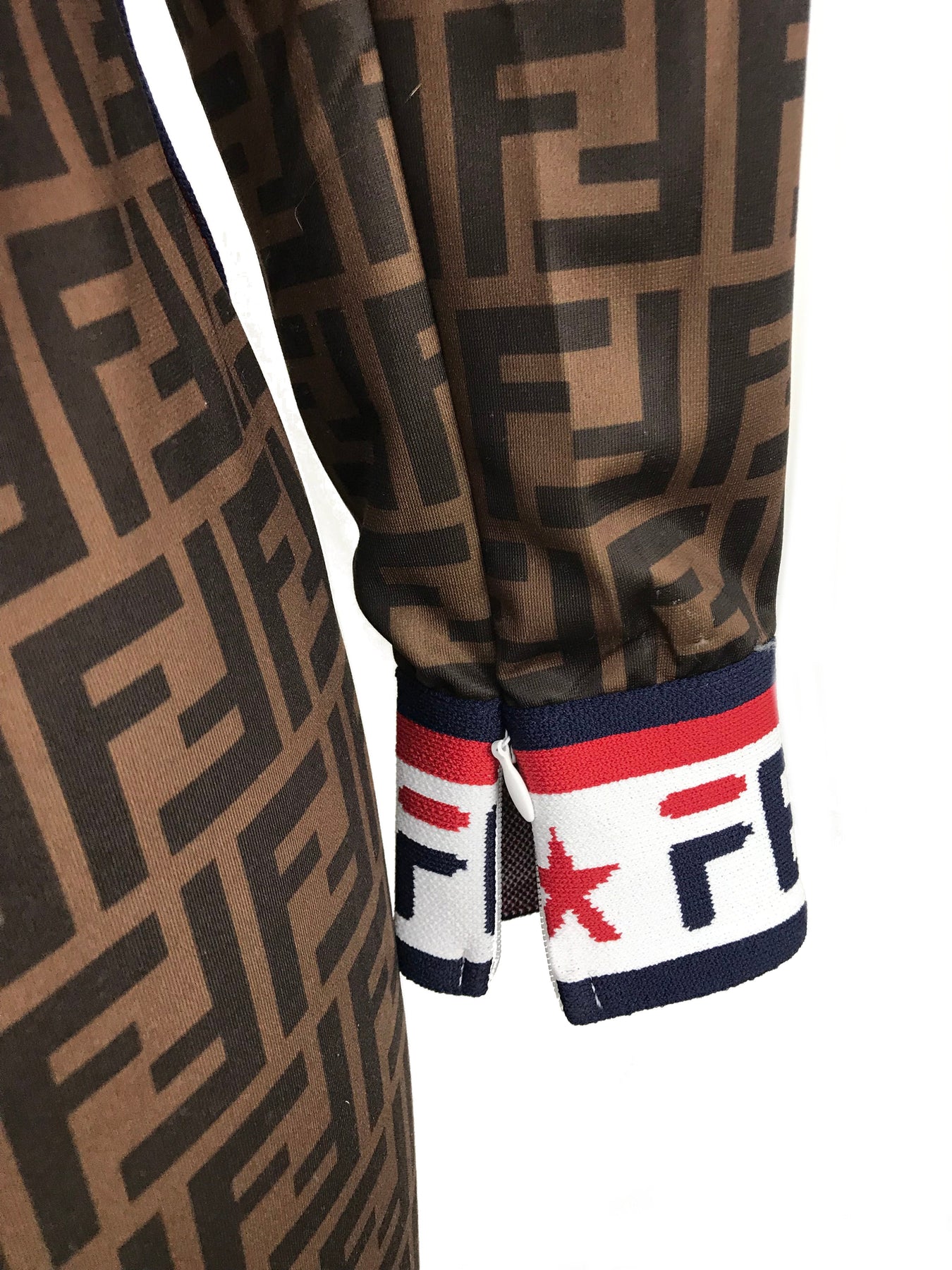 Fendi Mania Logo Cotton Jersey Dress Size L Consigned Designs